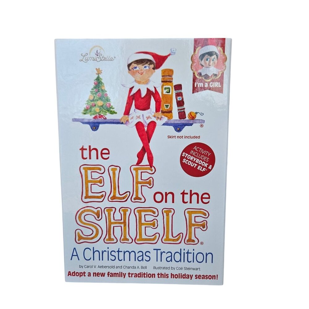 The Elf On The Shelf Girl Scout Elf & Storybook Set - A Christmas Tradition